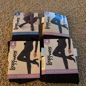 Leggswear Black Body Shaping Tights